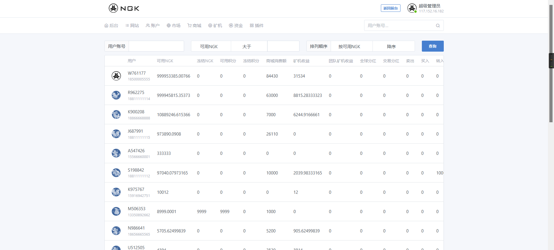 最新NGK区块链源码/NGK矿机挖矿源码 NGK公链程序 数字钱包点对点交易模式 算力